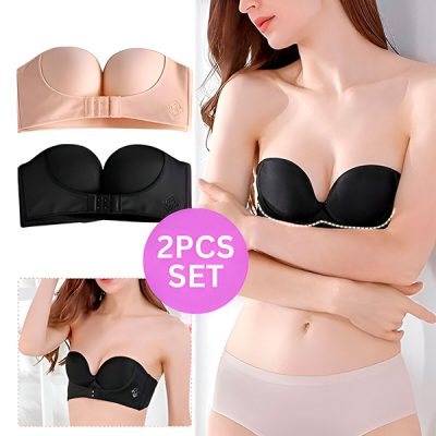 Biustonosz bez ramiączek (2 szt.) | GLAMBRA