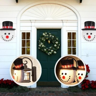 Osłonki na Lampy w Kształcie Bałwana | SNOWKO