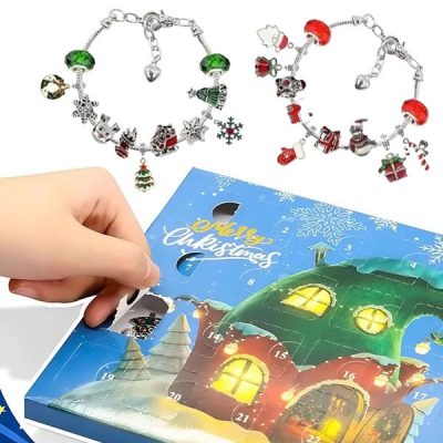 Kalendarz adwentowy: 2x bransoletka + zawieszki | ADVENTBRACE