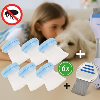 6 jednorazowych woreczków + grzebień do wszy GRATIS